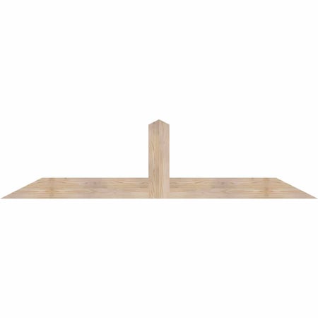 Ekena Millwork Portland Smooth Timber Gable Bracket, Douglas Fir, 84"W x 21"H x 1 1/2"D x 5 1/2"F, 6/12 Pitch GBW084X21X0206POR00SDF